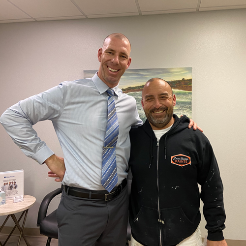 Adrian at Front Desk