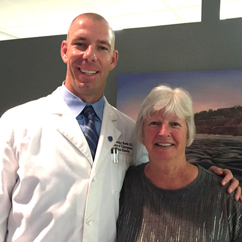 Doctor and patient consultation at San Diego Spinal Decompression Center